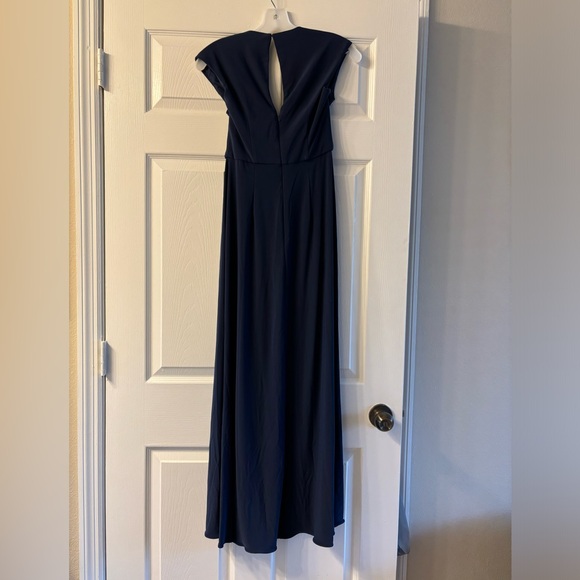 Davids Bridal navy gown - Picture 2 of 9